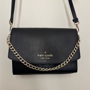 Kate Spade Black and Gold Crossbody Bag